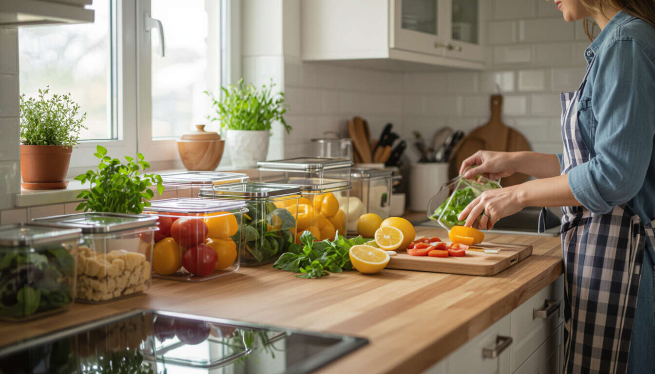 Discover simple strategies to minimize food waste in your kitchen, saving time and money while maintaining nutritious meals. Learn meal prep techniques and quick recipes that help busy professionals eat well without excess.