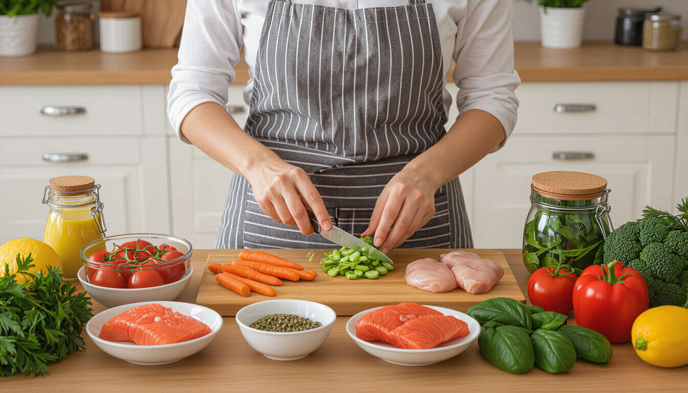 Entdecken Sie einfache Wege, um nährstoffdichte Mahlzeiten zuzubereiten, die Zeit sparen und einen gesunden Lebensstil fördern. Lernen Sie praktische Techniken und Rezepte, um gesundes Essen unkompliziert zu gestalten, sogar bei einem vollen Zeitplan.